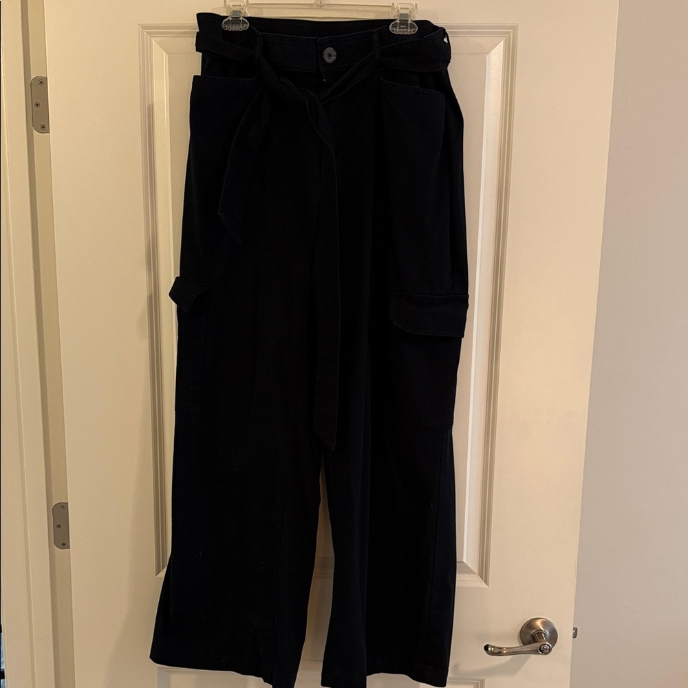 Ava & Viv Black Wide-Leg Pants
